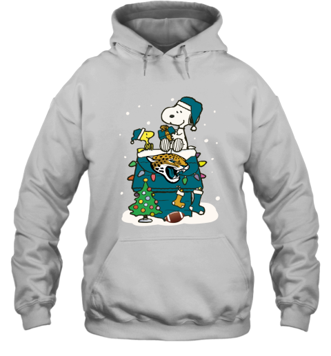 A Happy Christmas With Jacksonville Jaguars Snoopy Hoodie