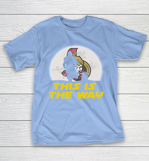 Ottawa Senators NHL Ice Hockey Star Wars Yoda And Mandalorian This Is The Way T-Shirt 10