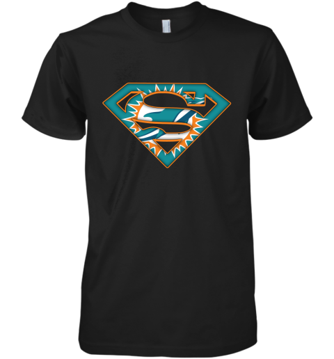 We Are Undefeatable The Miami Dolphins x Superman NFL Premium Men's T-Shirt