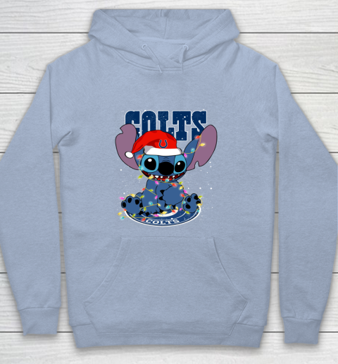 Indianapolis Colts NFL Football noel stitch Christmas Youth Hoodie 5