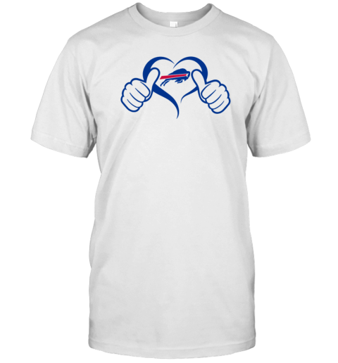 Buffalo Bills Heart Hand T-Shirt