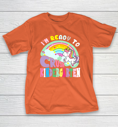 Back to school shirt ready to crush kindergarten unicorn T-Shirt 4