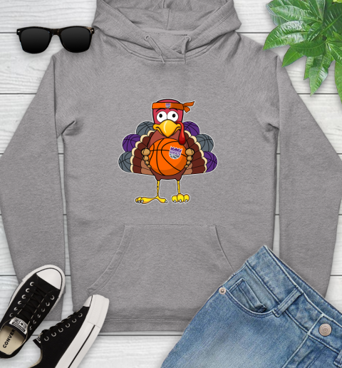 Sacramento Kings Turkey thanksgiving day Youth Hoodie 6