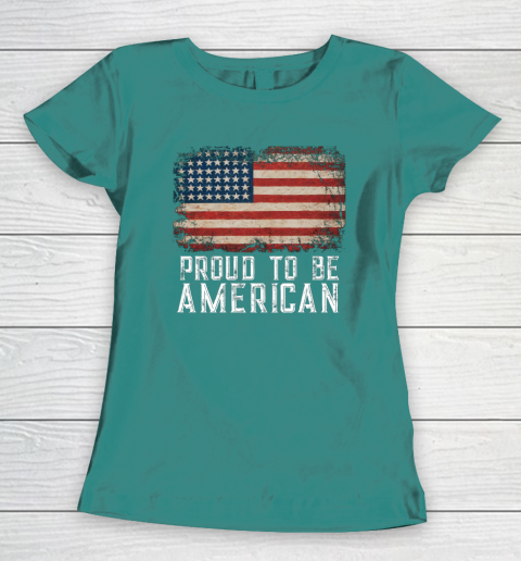Proud American Patriotic USA Flag Women's T-Shirt 10