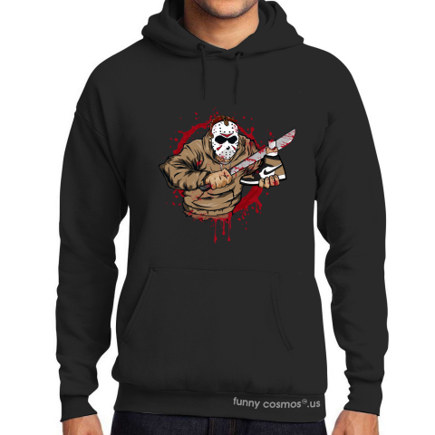 Air Jordan 1 NRG Gold Toe Matching Sneaker Tshirt Jason Voorhees Black and Gold Jordan Tshirt