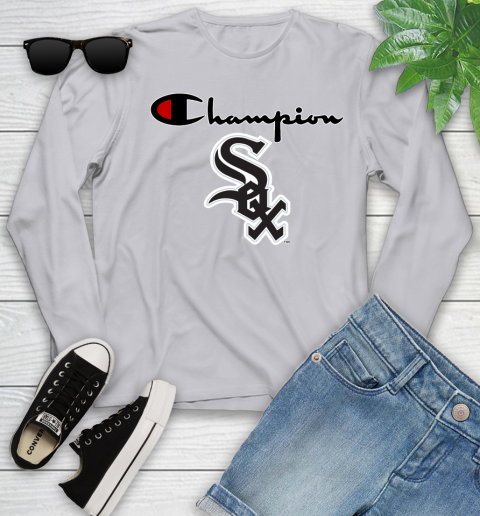 MLB Baseball Chicago White Sox Champion Shirt Youth Long Sleeve 3