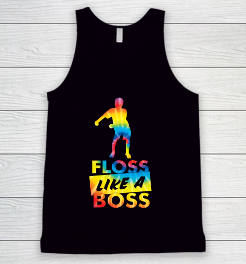 Fortnite Tshirt Tie Dye Floss Like A Boss  Flossing Dance Tank Top