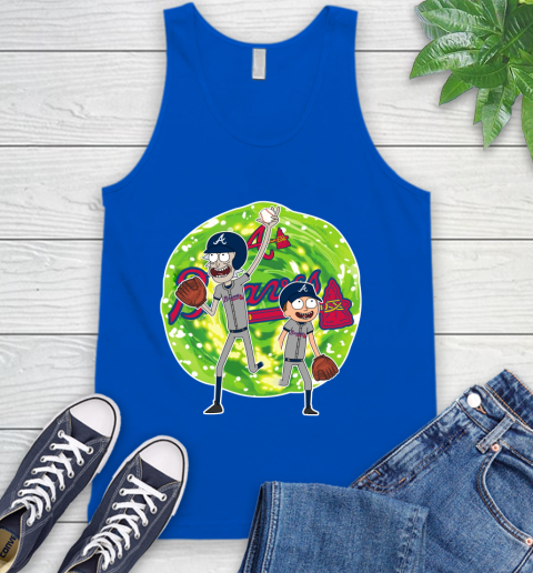 MLB Atlanta Braves Rick And Morty Baseball Sports Tank Top 5