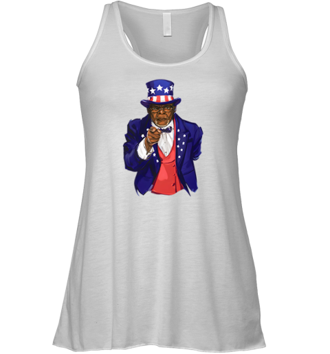 Sam Jackson Uncle Sam Super Bowl LIX Halftime Show Racerback Tank