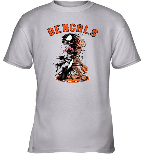 Cincinnati Bengals NFL Football Groot Marvel Guardians Of The Galaxy T Shirt  - Banantees