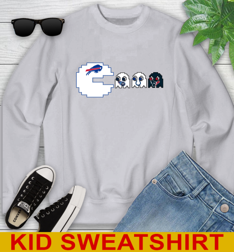 Buffalo Bills NFL Football Pac Man Champion Youth Sweatshirt 4