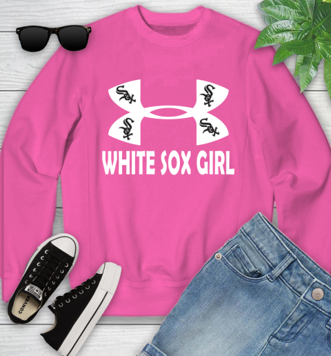 MLB Chicago White Sox Girl Under Armour Baseball Sports Youth Sweatshirt 6