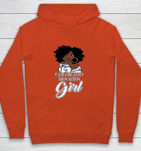 Colorado Rockiess Girl MLB Youth Hoodie 4