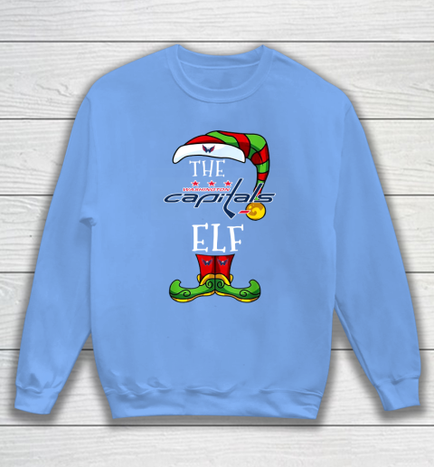 Washington Capitals Christmas ELF Funny NHL Sweatshirt 8