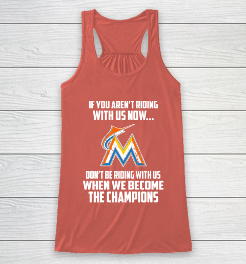 MLB Miami Marlins Baseball We Become The Champions Racerback Tank 3