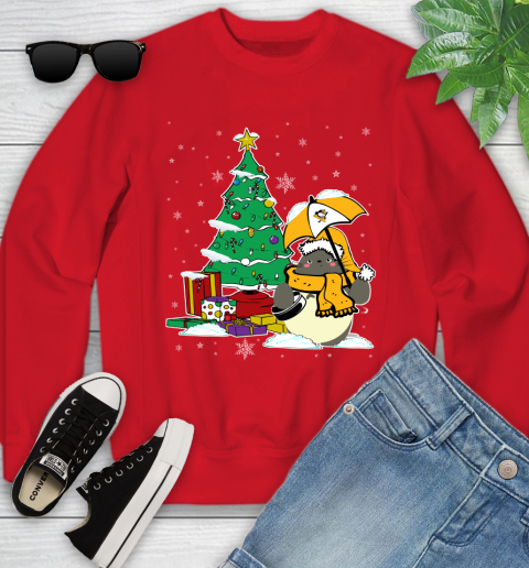 Pittsburgh Penguins NHL Hockey Cute Tonari No Totoro Christmas Sports Youth Sweatshirt 8