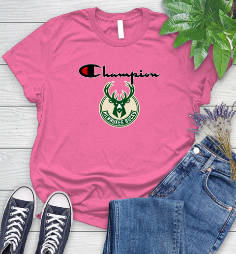 NBA Basketball Milwaukee Bucks Champion Shirt Women's T-Shirt 11