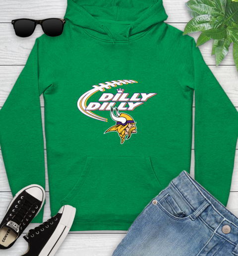 NFL Minnesota Vikings Dilly Dilly Football Sports Youth Hoodie 7