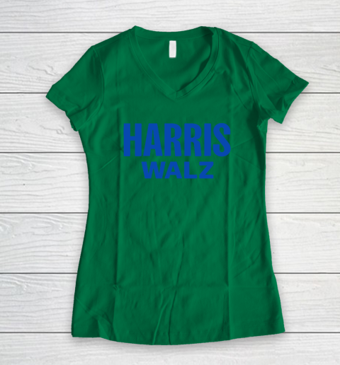 Harris Walz Women's V-Neck T-Shirt 3