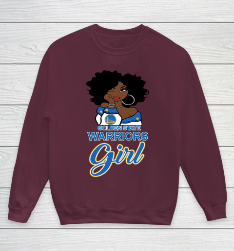 Golden State Warriors Girl NBA Youth Sweatshirt 5