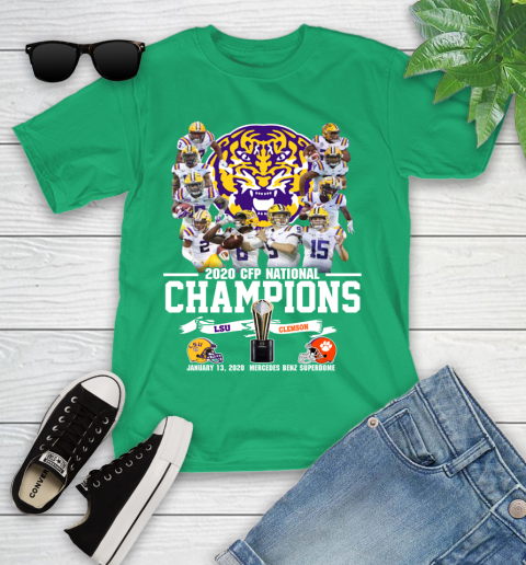 LSU Tigers 2020 Cfp National Champions Shirt 100
