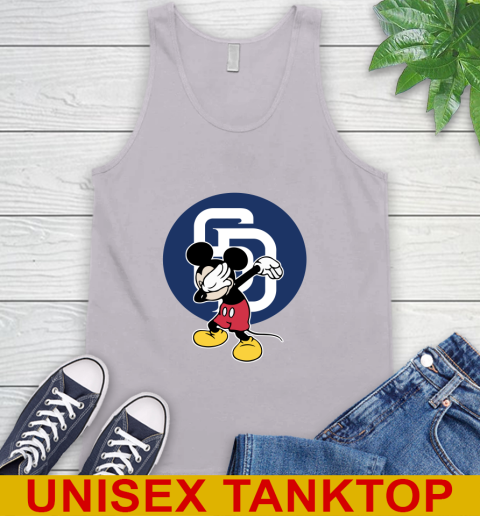 San Diego Padres MLB Baseball Dabbing Mickey Disney Sports Tank Top 4