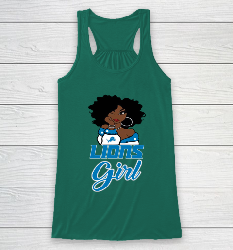 Detroit Lions Girl NFL Racerback Tank 6
