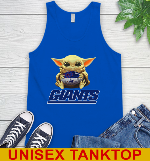 NFL Football New York Giants Baby Yoda Star Wars Shirt Tank Top - Image 6