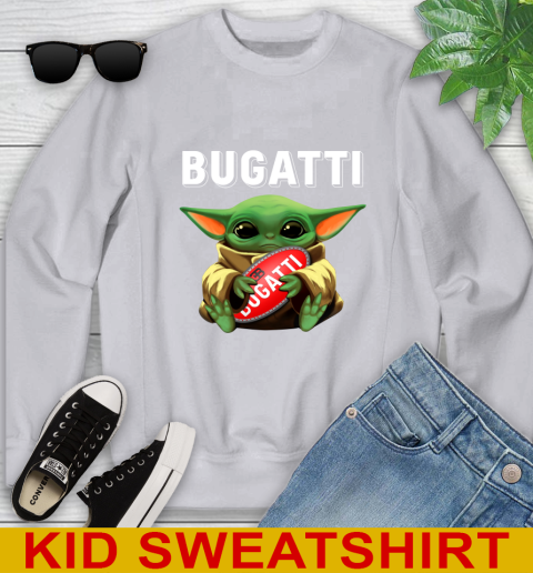 Star Wars Baby Yoda Hugs Bugatti Car Shirt 111