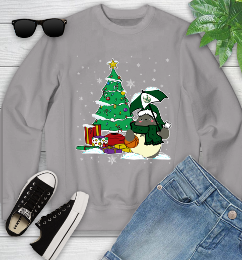 Milwaukee Bucks NBA Basketball Cute Tonari No Totoro Christmas Sports Youth Sweatshirt 3