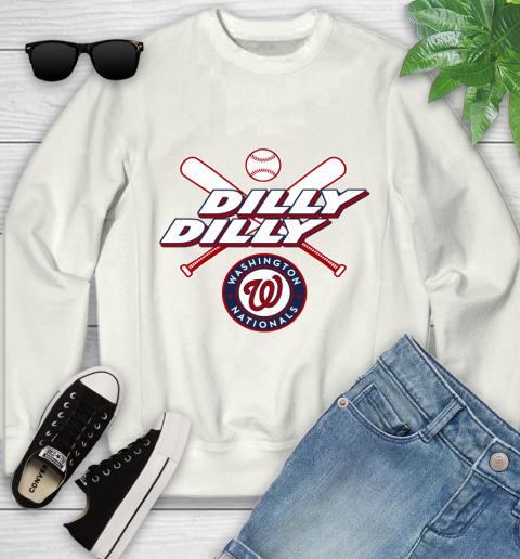 MLB Washington Nationals Dilly Dilly Baseball Sports Youth Sweatshirt