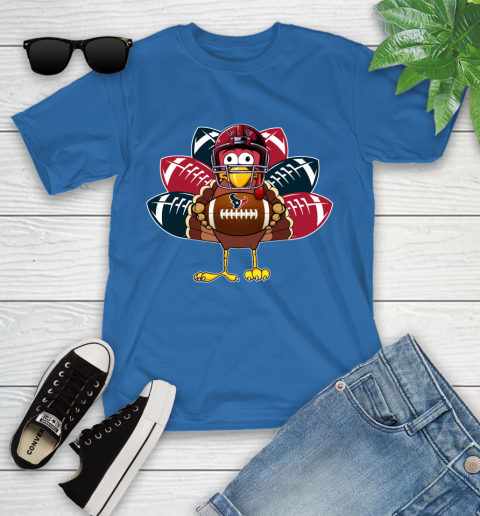 Houston Texans Turkey Thanksgiving Day Youth T-Shirt 9