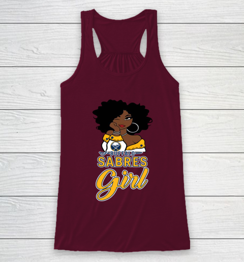Buffalo Sabres Girl NHL Racerback Tank 3