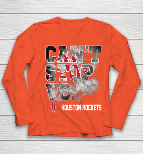 NBA Houston Rockets Basketball Can't Stop Vs Youth Long Sleeve 3