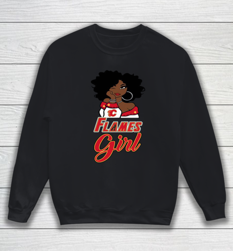 Calgary Flames Girl NHL Sweatshirt