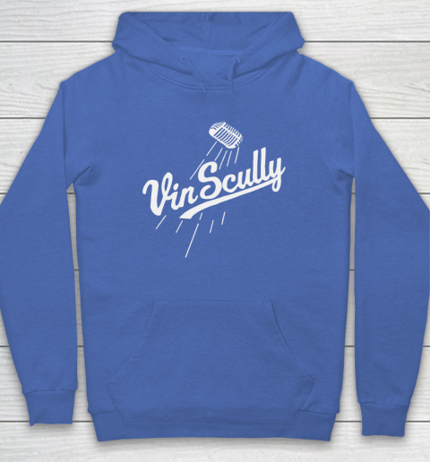 Vin Scully Microphone Hoodie 5