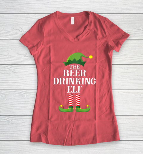 Beer Drinking Elf Matching Family Group Christmas Party Pj T-Shirt Beer Drinking Elf Matching Family Group Christmas Party Pj T-Shirt