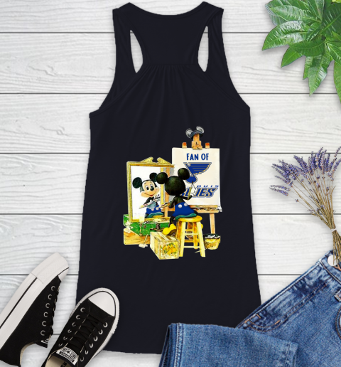 NHL Hockey St.Louis Blues Mickey Drawing Shirt 43