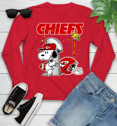 Kansas City Chiefs Champions Super Bowl 2020 Snoopy Middle Finger Shirt 132