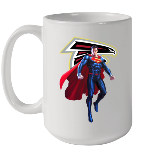 NFL Superman DC Sports Football Atlanta Falcons Ceramic Mug 15oz