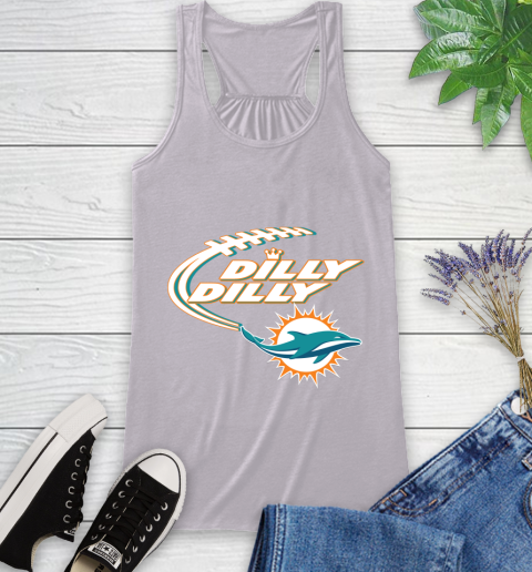 NFL Miami Dolphins Dilly Dilly Football Sports Racerback Tank 5