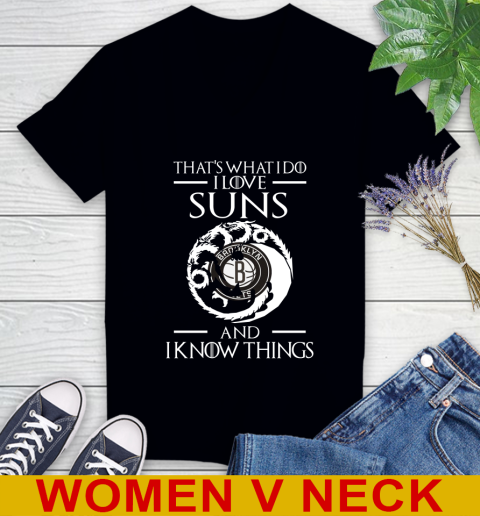 Brooklyn Nets NBA Basketball That's What I Do I Love My Team And I Know Things Game Of Thrones 73