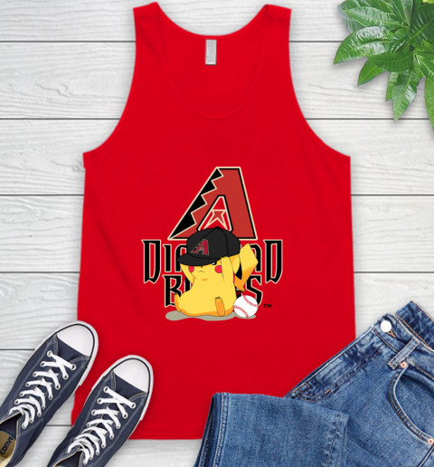 MLB Pikachu Baseball Sports Arizona Diamondbacks Tank Top 6