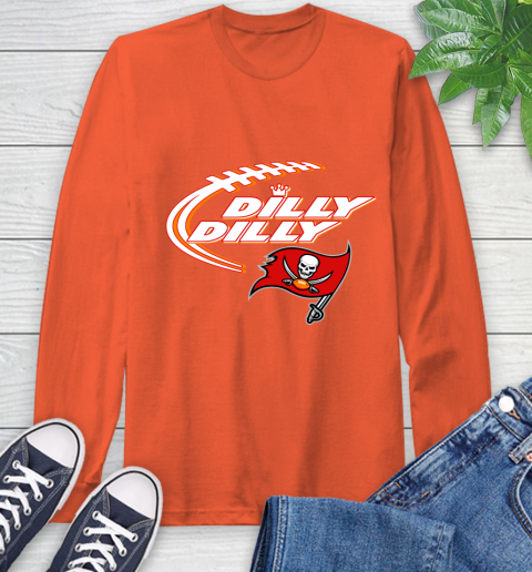 NFL Tampa Bay Buccaneers Dilly Dilly Football Sports Long Sleeve T-Shirt 5