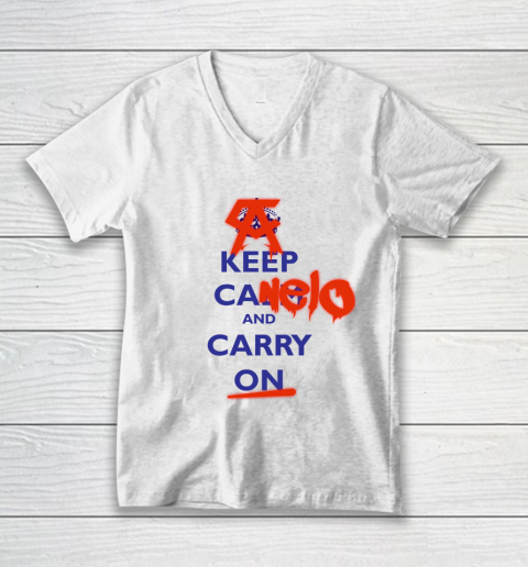 Keep Canelo And Carry On V-Neck T-Shirt