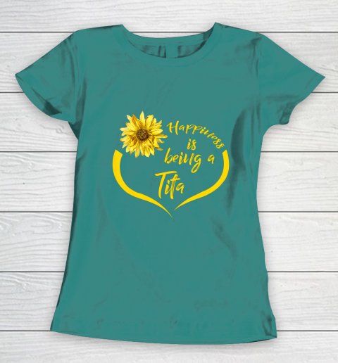 Womens Tita Gift Happiness Is Being A Tita Women's T-Shirt 10