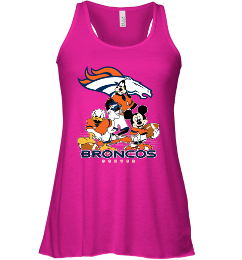 DENVER BRONCOS NFL Womens/Ladies Pink Jersey Shirt Size Small Gold