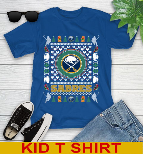 Buffalo Sabres Merry Christmas NHL Hockey Loyal Fan Youth T-Shirt 10