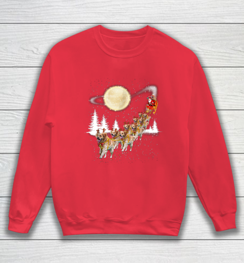 Golden Retriever Reindeer Christmas Sweatshirt 7