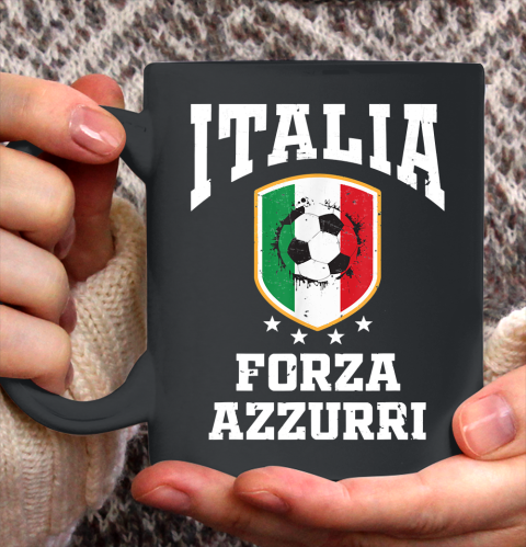 Forza Azzurri Jersey Football 2021 2020 National Team Italia Ceramic Mug 11oz